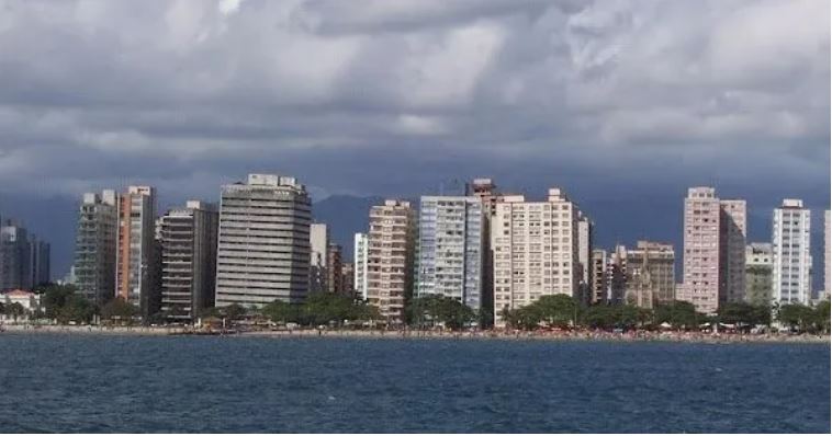 Leaning Towers Of Santos, Brazil